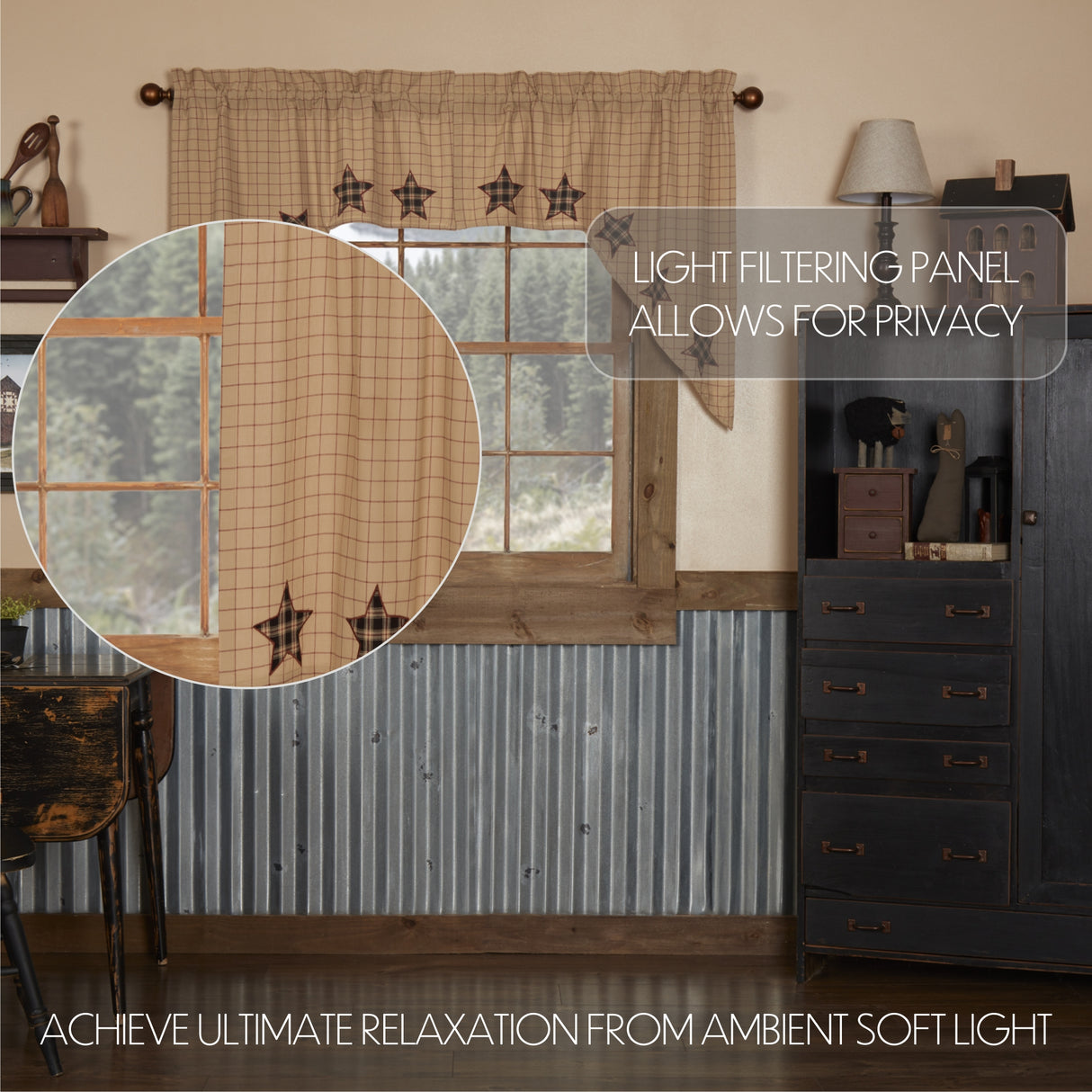 Bingham Star Curtain Set