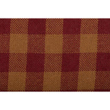 Burgundy Check 14 Inch Chair Pad
