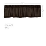 Burlap Antique Curtain Set