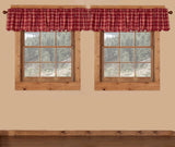 Braxton Scalloped Valance Set of 2 16x90