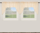 Annie Buffalo Tan Check Swag Set of 4 36x36x16