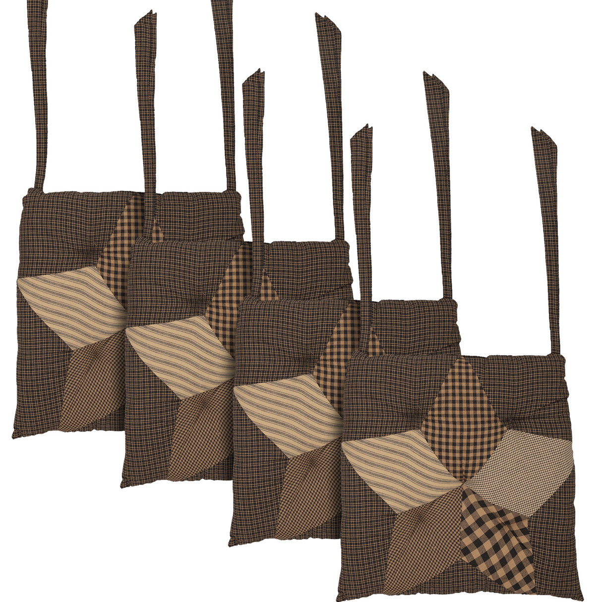 Farmhouse Star 14 Inch Chair Pad