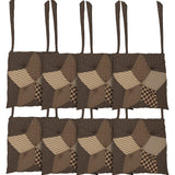 Farmhouse Star 14 Inch Chair Pad
