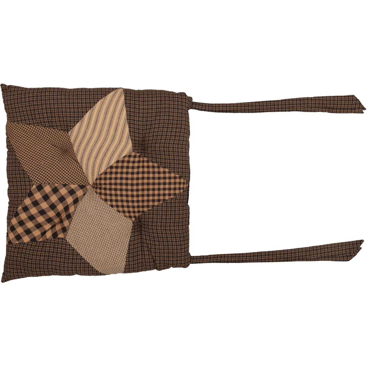 Farmhouse Star 14 Inch Chair Pad