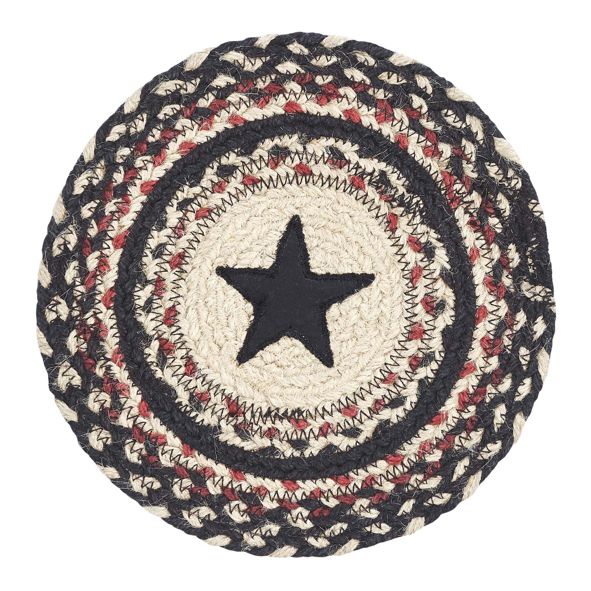 VHC Brands Colonial Star Jute Trivet - Thumbnail 5