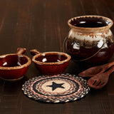 Colonial Star Jute Trivet 8 Set of 3