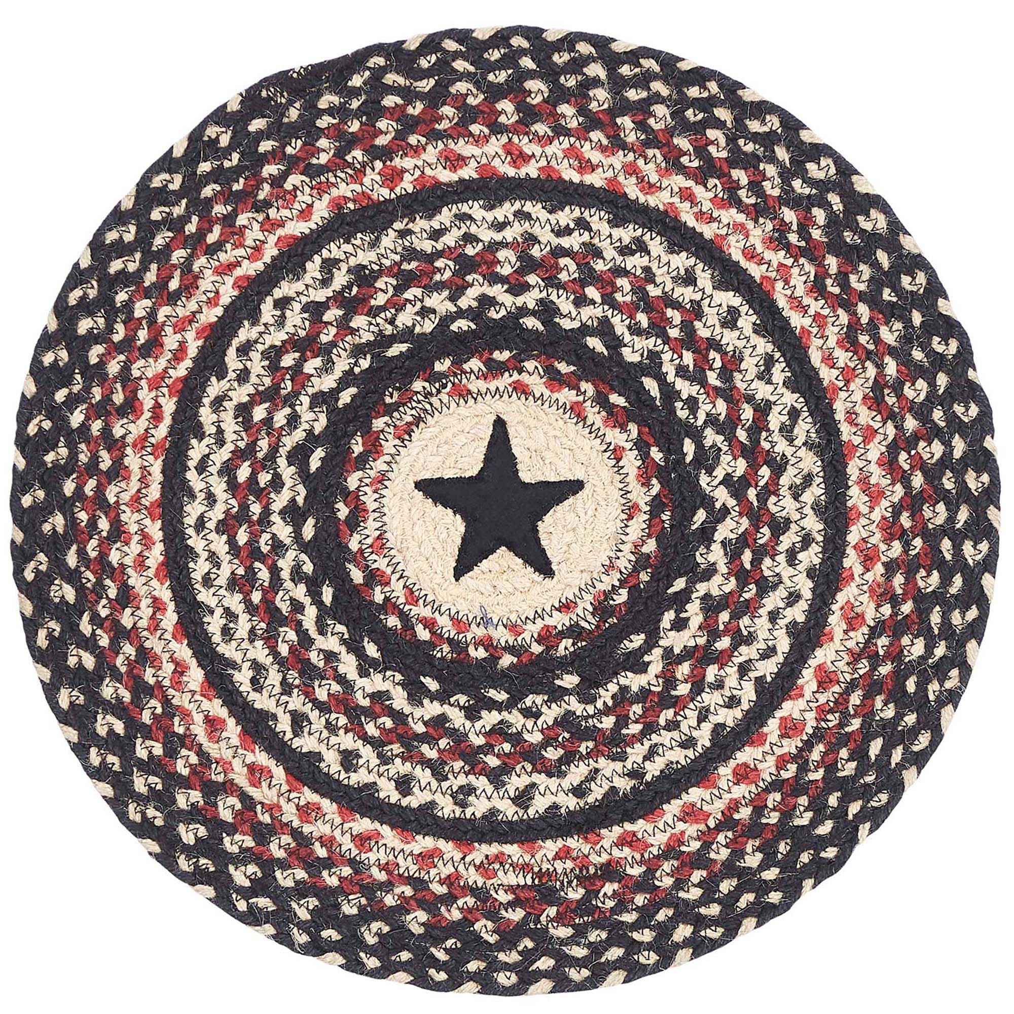 VHC Brands Colonial Star Jute Trivet - Thumbnail 4