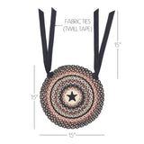 Colonial Star Jute Chair Pad 15 inch
