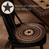 Colonial Star Jute Chair Pad 15 inch