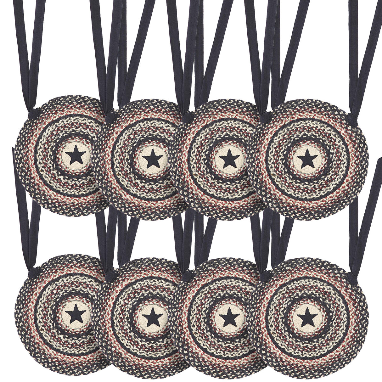 Colonial Star Jute Chair Pad 15 inch