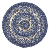 Great Falls Blue Jute Trivet 8, Set of 3