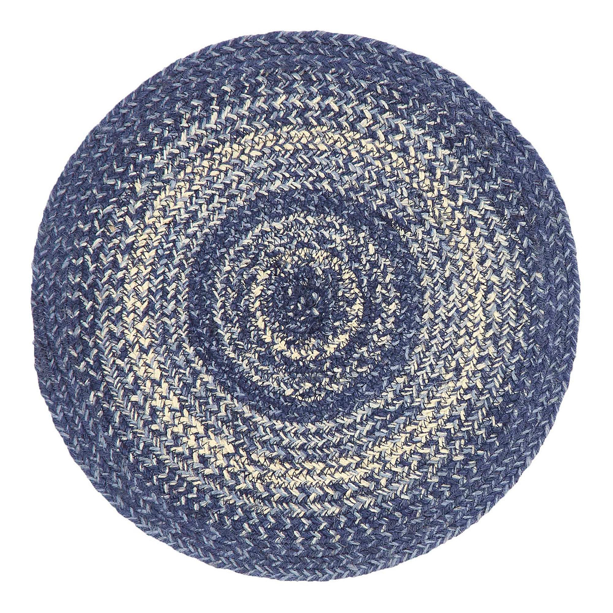 Great Falls Blue Jute Trivet 15, Set of 3