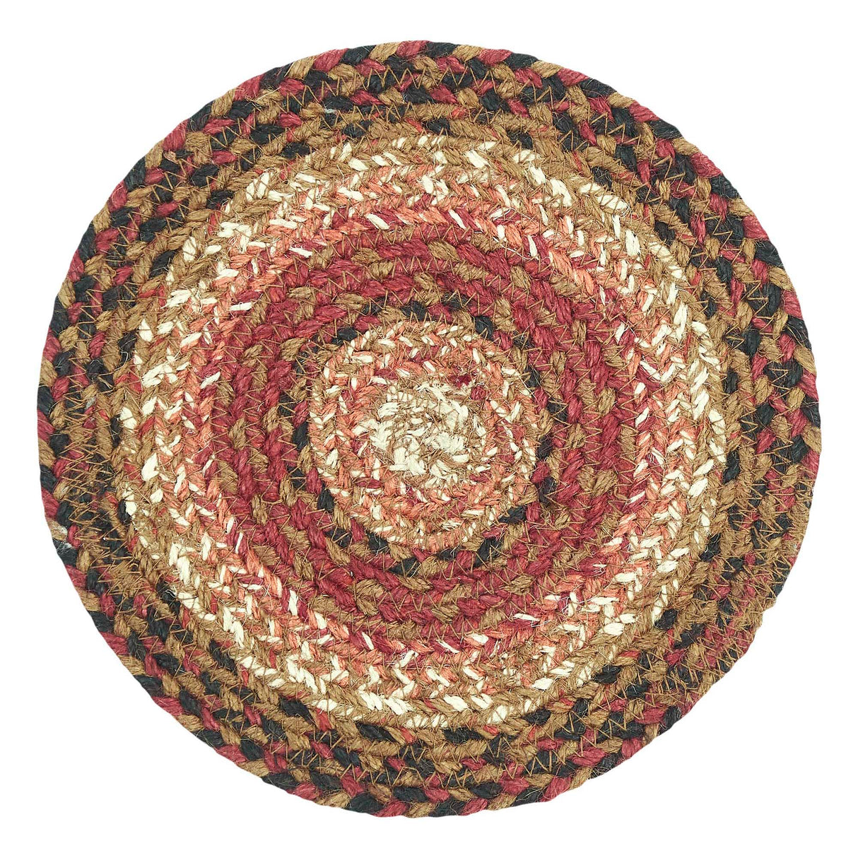 Ginger Spice Jute Trivet 8, Set of 3