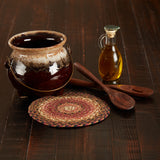 Ginger Spice Jute Trivet 8, Set of 3