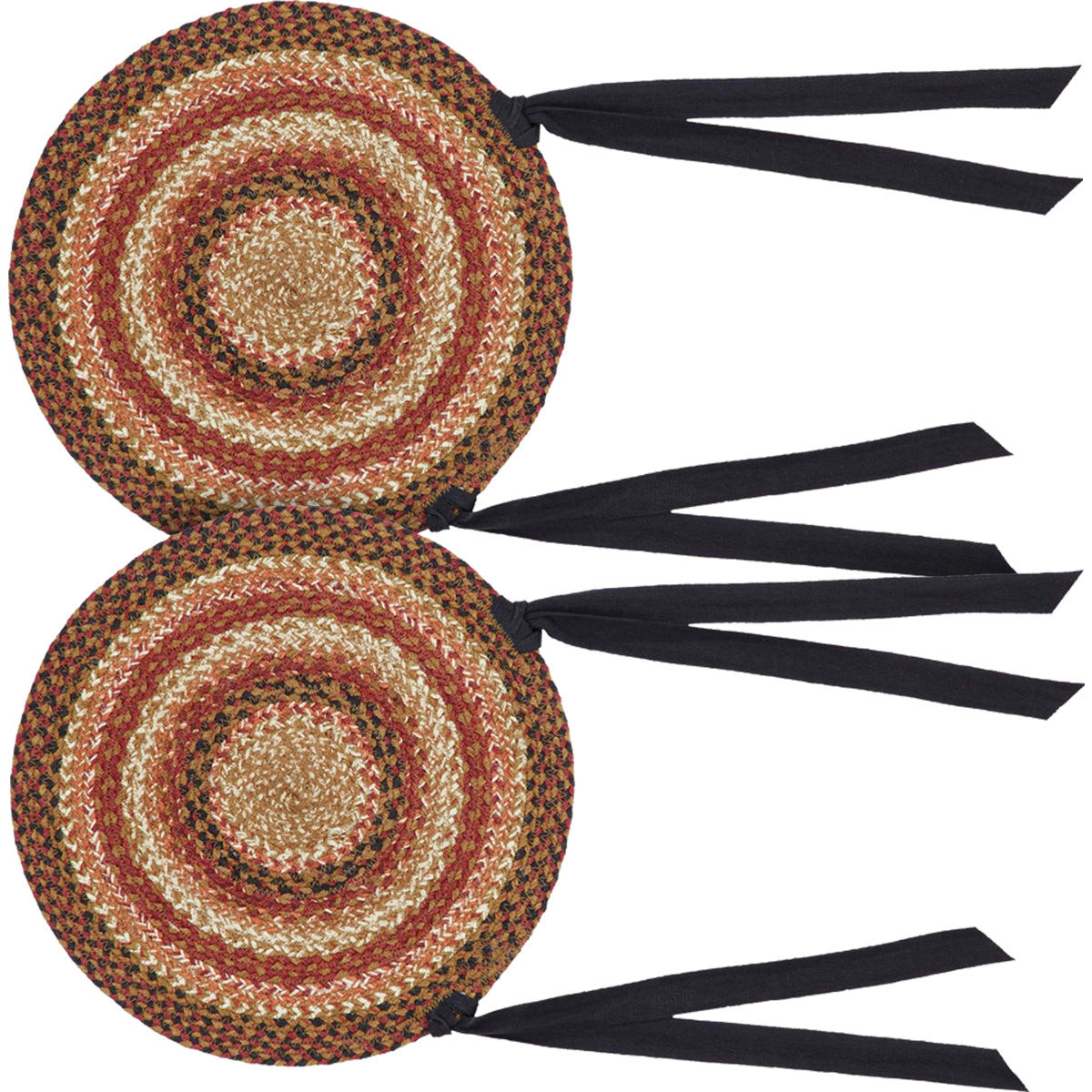 Ginger Spice 15 Inch Jute Chair Pad