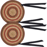 Ginger Spice 15 Inch Jute Chair Pad