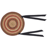 Ginger Spice 15 Inch Jute Chair Pad