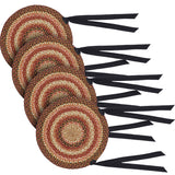 Ginger Spice 15 Inch Jute Chair Pad
