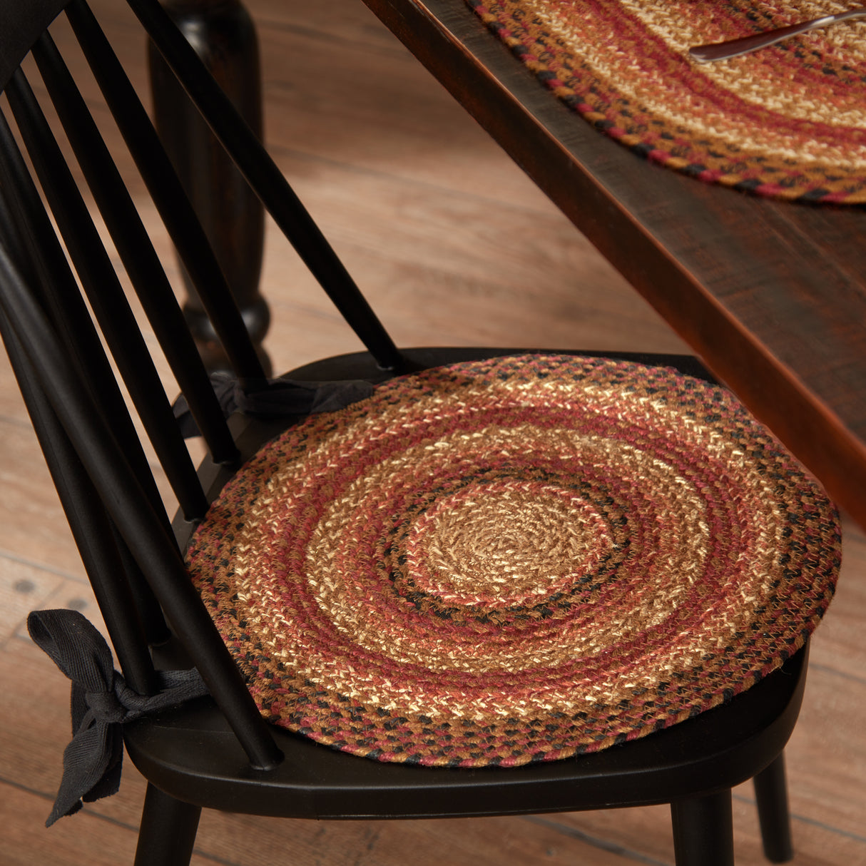 Ginger Spice 15 Inch Jute Chair Pad