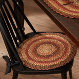 Ginger Spice 15 Inch Jute Chair Pad