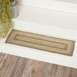 Cobblestone Jute Stair Tread Rect Latex 8.5x27, Set of 7