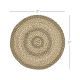Cobblestone Jute Trivet 15, Set of 3