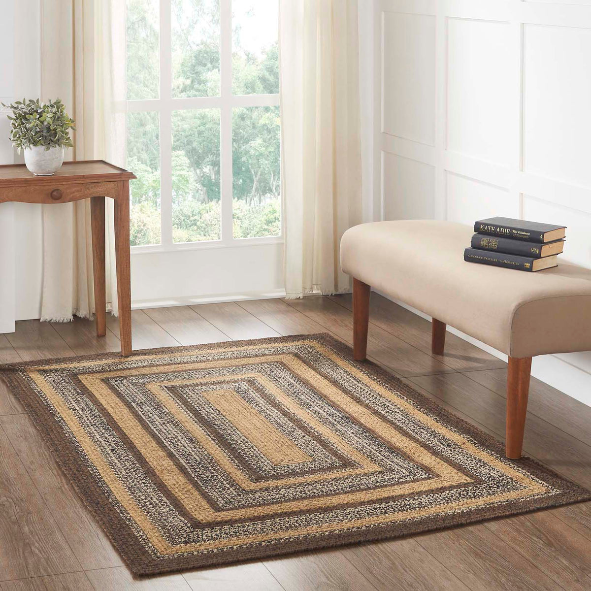 Espresso Jute Rug Rect w/ Pad 48x72 – VHC Brands Home Decor