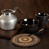 Espresso Jute Trivet 8, Set of 3
