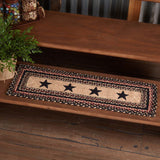 Colonial Star Jute Stair Tread Rect Latex 8.5x27, Set of 7