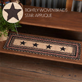 Colonial Star Jute Stair Tread Rect Latex 8.5x27, Set of 7