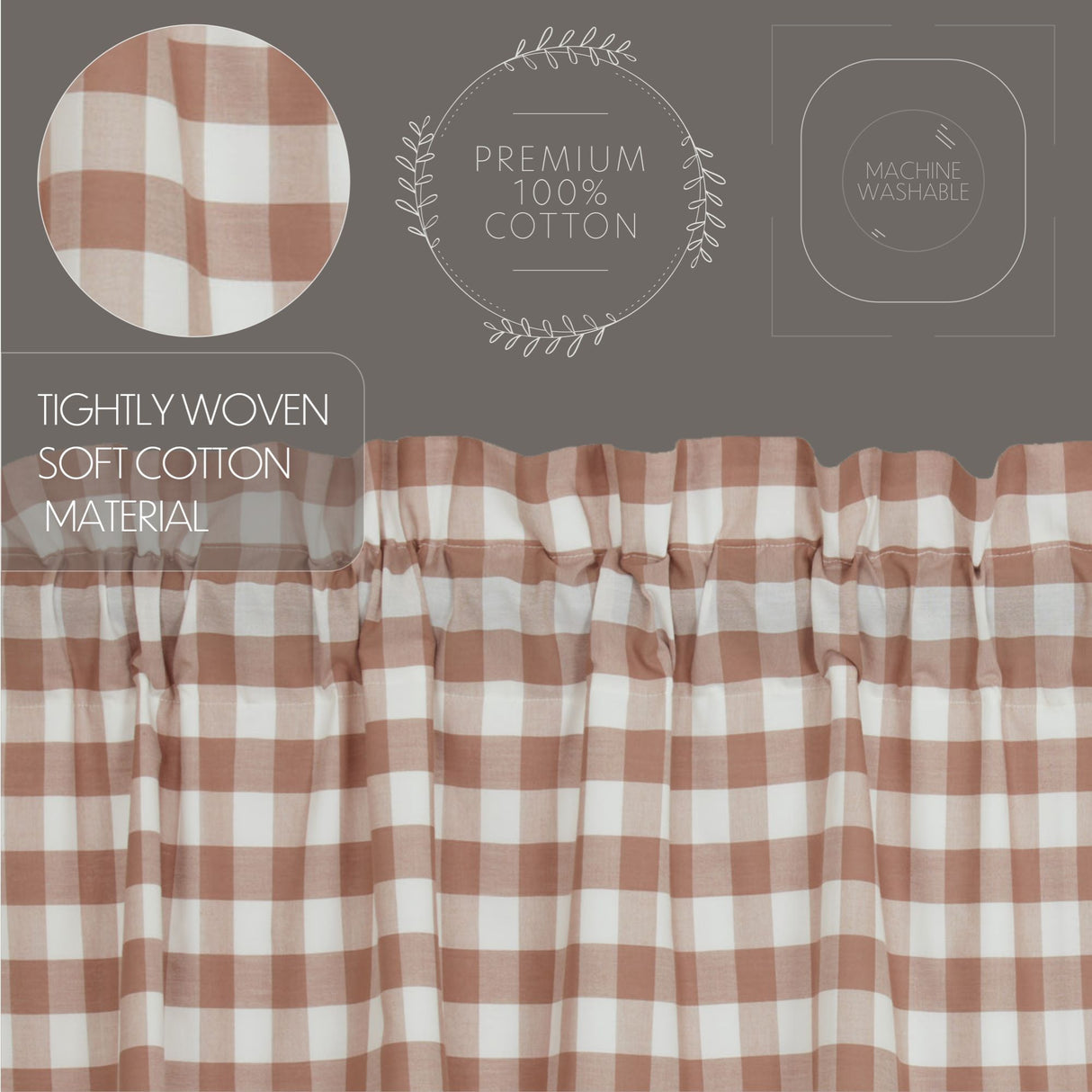 Annie Buffalo Check Curtain Set
