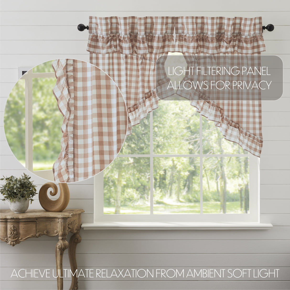 Annie Buffalo Check Curtain Set