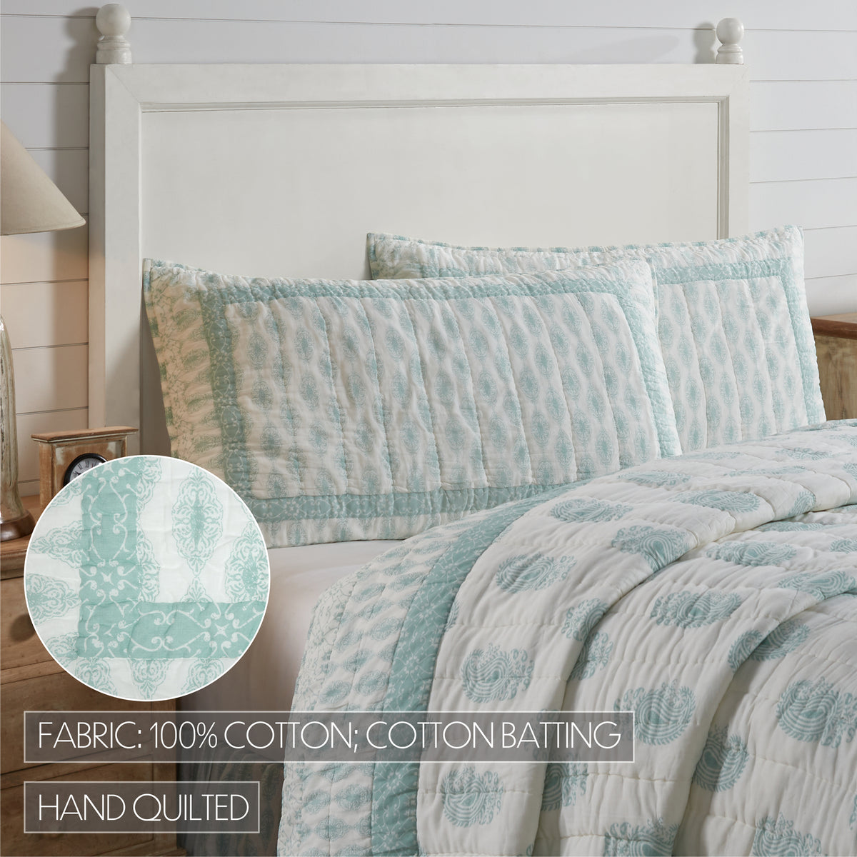 Avani Sea Glass King Sham 21x37, Set of 2