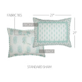 Avani Sea Glass Standard Sham 21x27, Set of 2