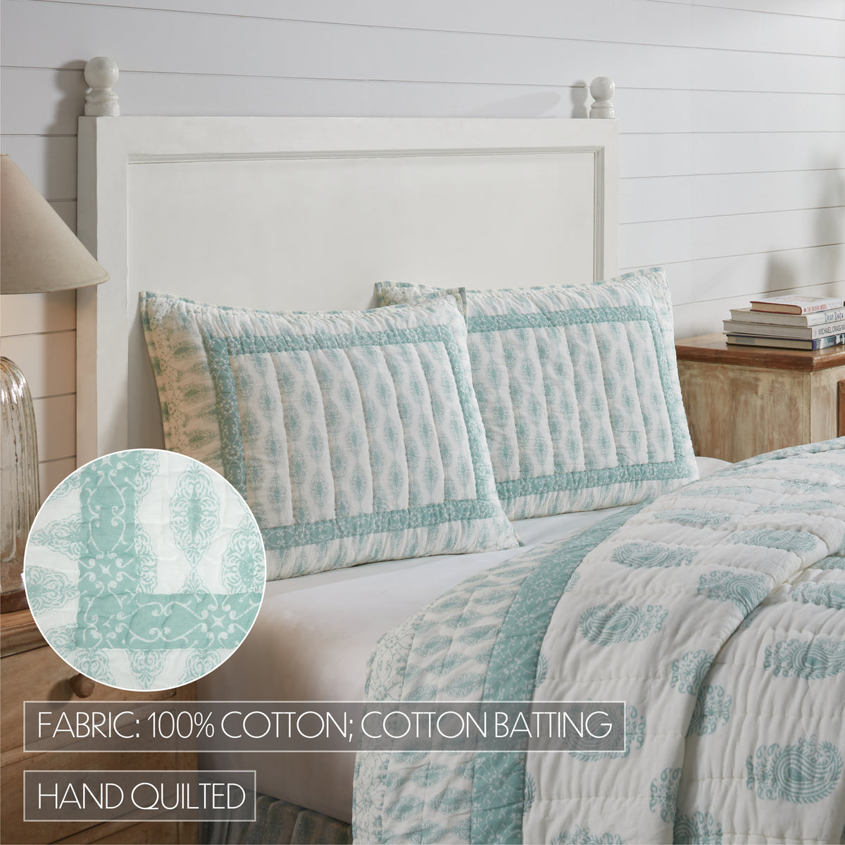 Avani Sea Glass Standard Sham 21x27, Set of 2
