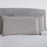 Burlap Dove Gray Sham, Set of 2