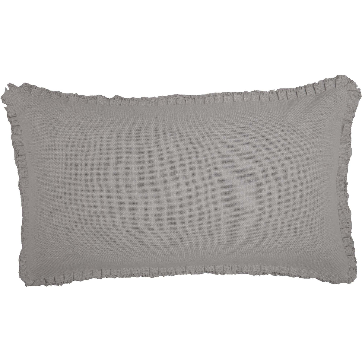 Burlap Dove Gray Sham, Set of 2