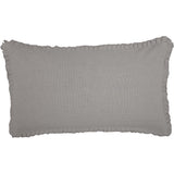 Burlap Dove Gray Sham, Set of 2