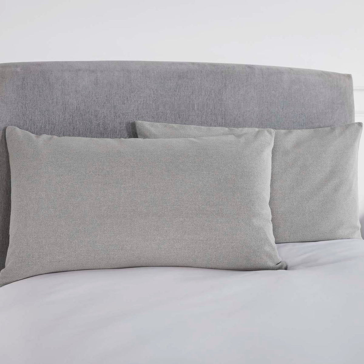 Burlap Dove Gray Sham, Set of 2