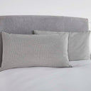 Burlap Dove Gray Sham, Set of 2