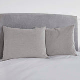 Burlap Dove Grey Standard Sham 21x27, Set of 2