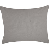 Burlap Dove Grey Standard Sham 21x27, Set of 2