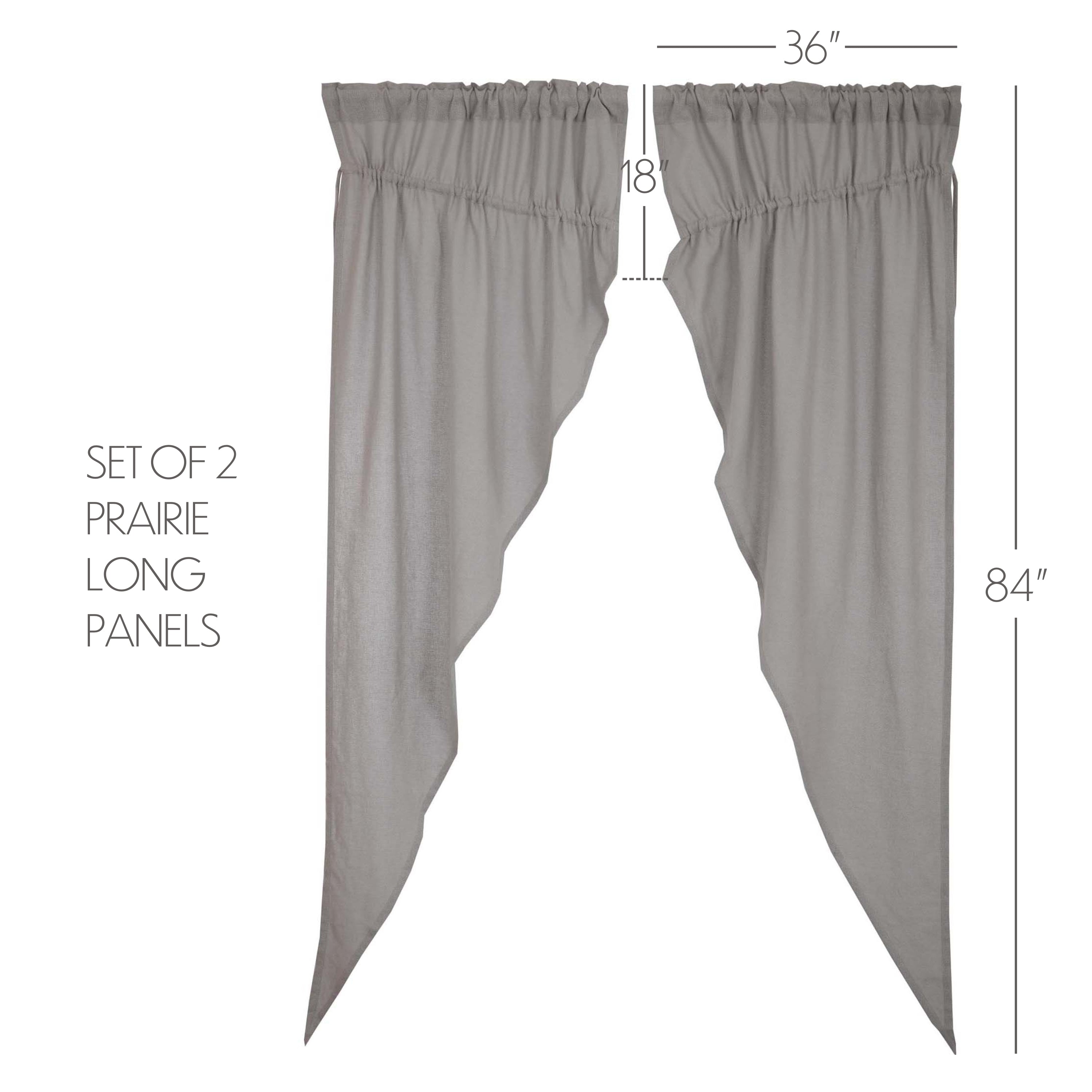 Burlap Prairie Long Panel Set - Thumbnail 5