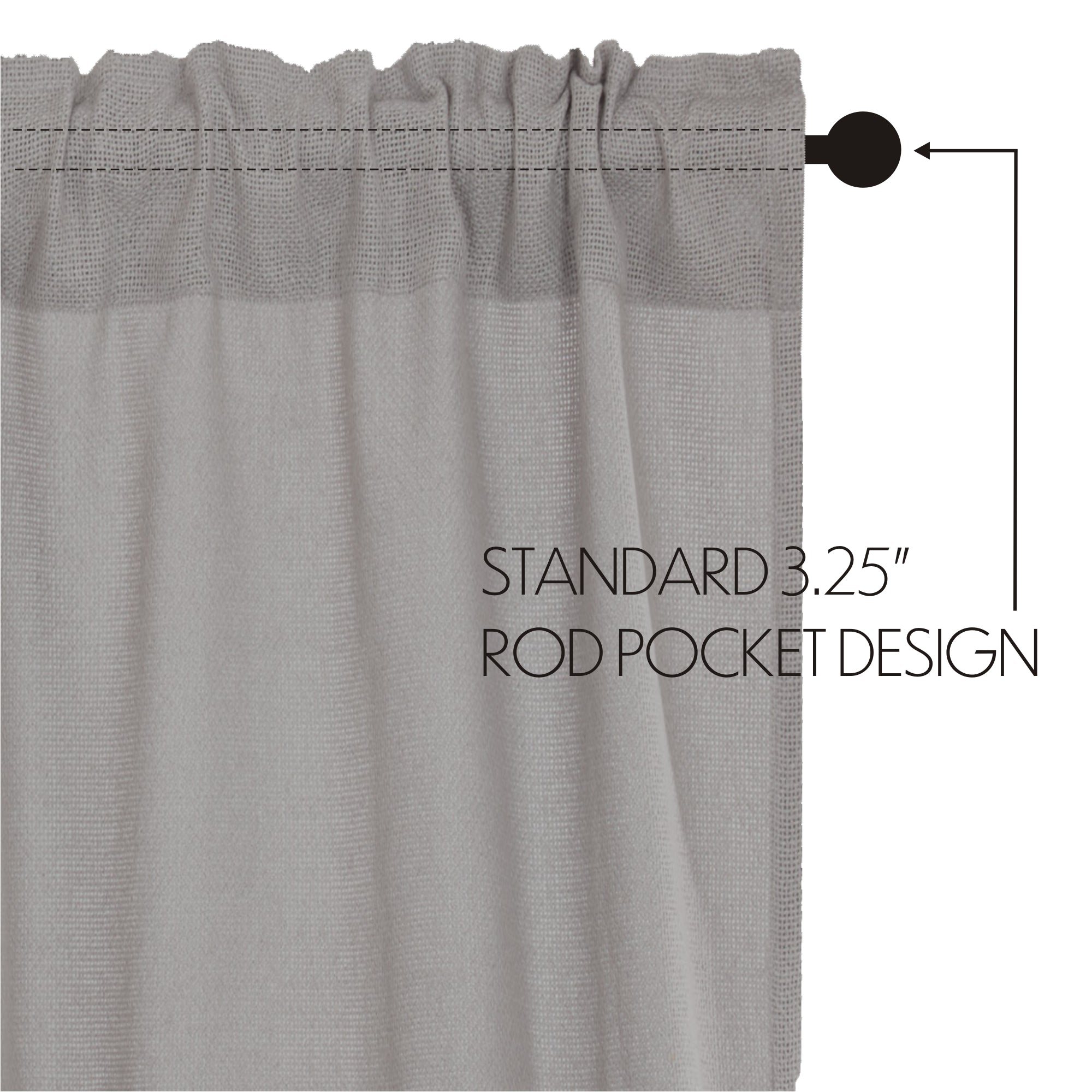 Burlap Prairie Long Panel Set - Thumbnail 4