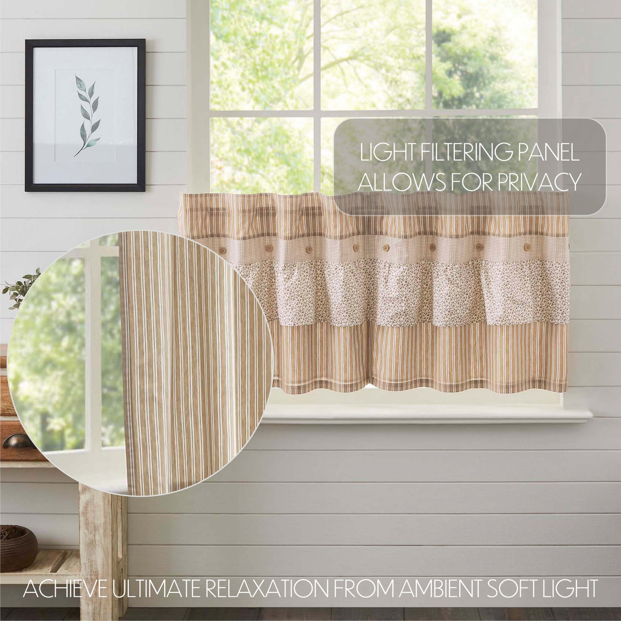 Camilia Ruffled Curtain Set