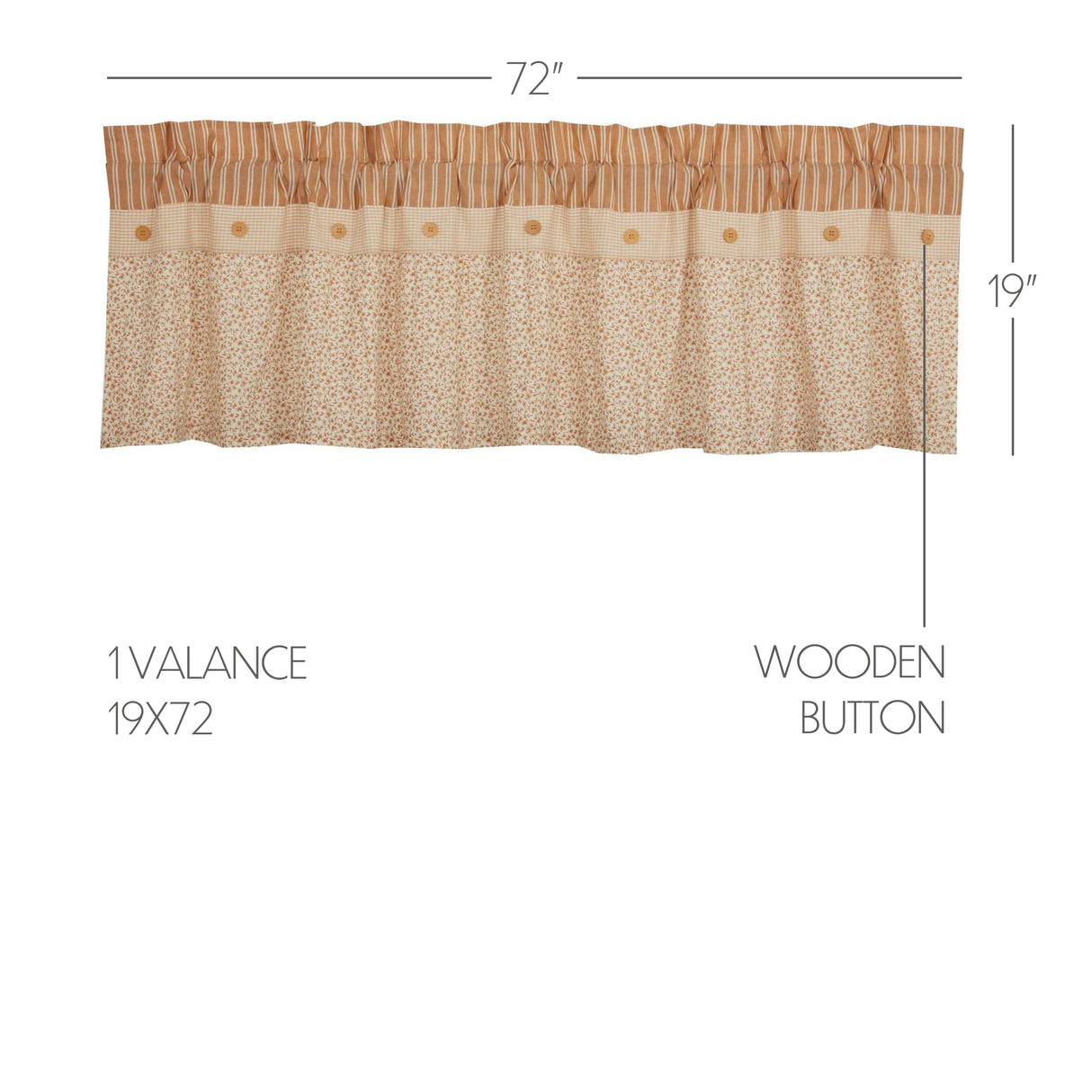 Camilia Ruffled Curtain Set