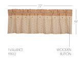 Camilia Ruffled Curtain Set
