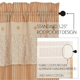 Camilia Ruffled Curtain Set