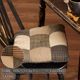 Kettle Grove 14 Inch Patchwork Chair Pad