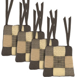 Kettle Grove 14 Inch Patchwork Chair Pad